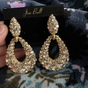 Jim Ball Earrings Never Worn!! NIP! Selling well off half price!